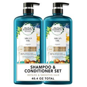 Herbal Essences Shampoo and Conditioner Set Repairing Argan Oil of Morocco with